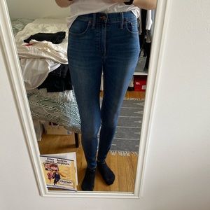 Madewell high rise skinny jean